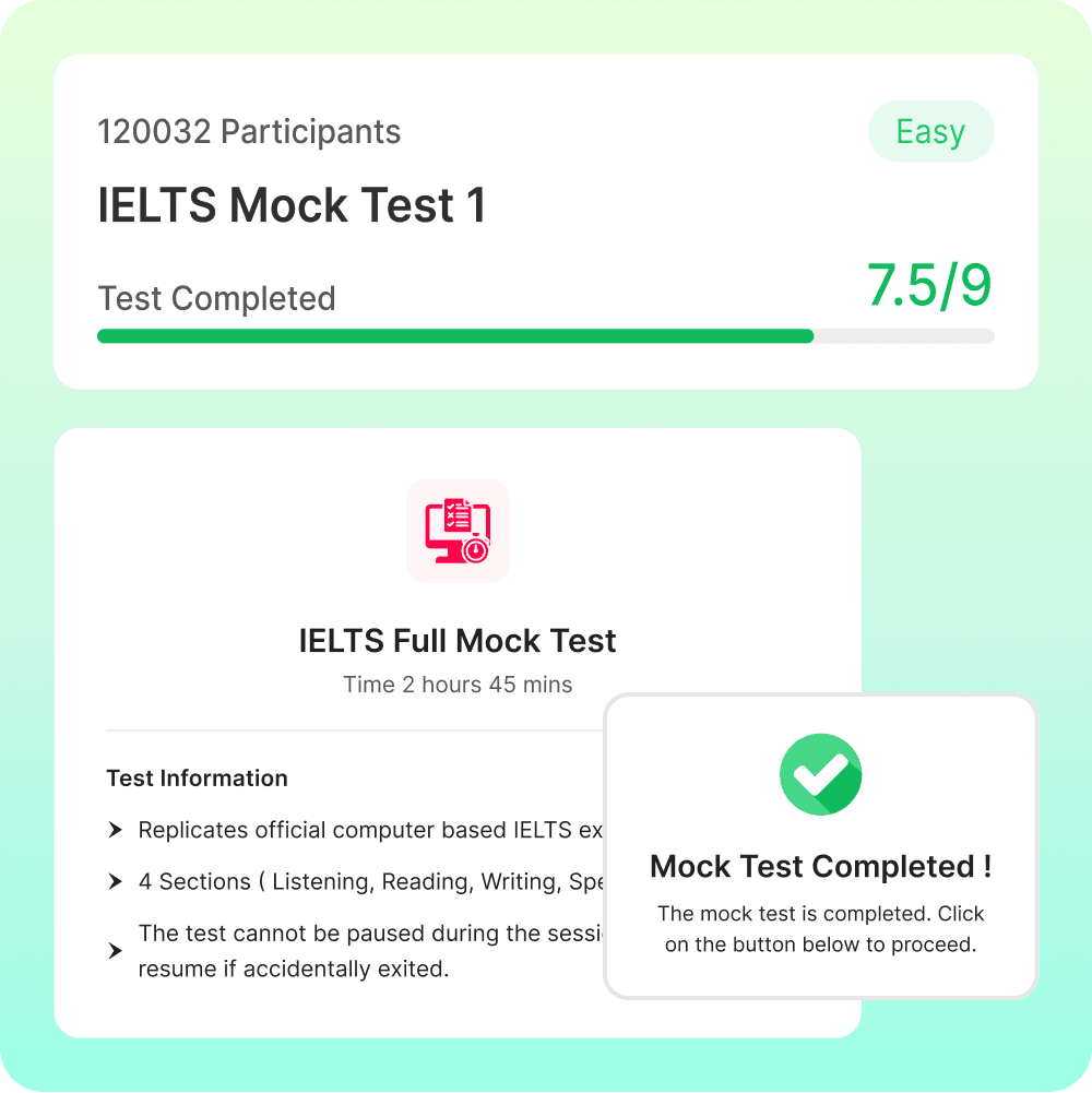 Unlimited Free Mock test