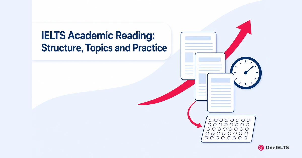 IELTS Academic Reading: Structure, Topics and Practice