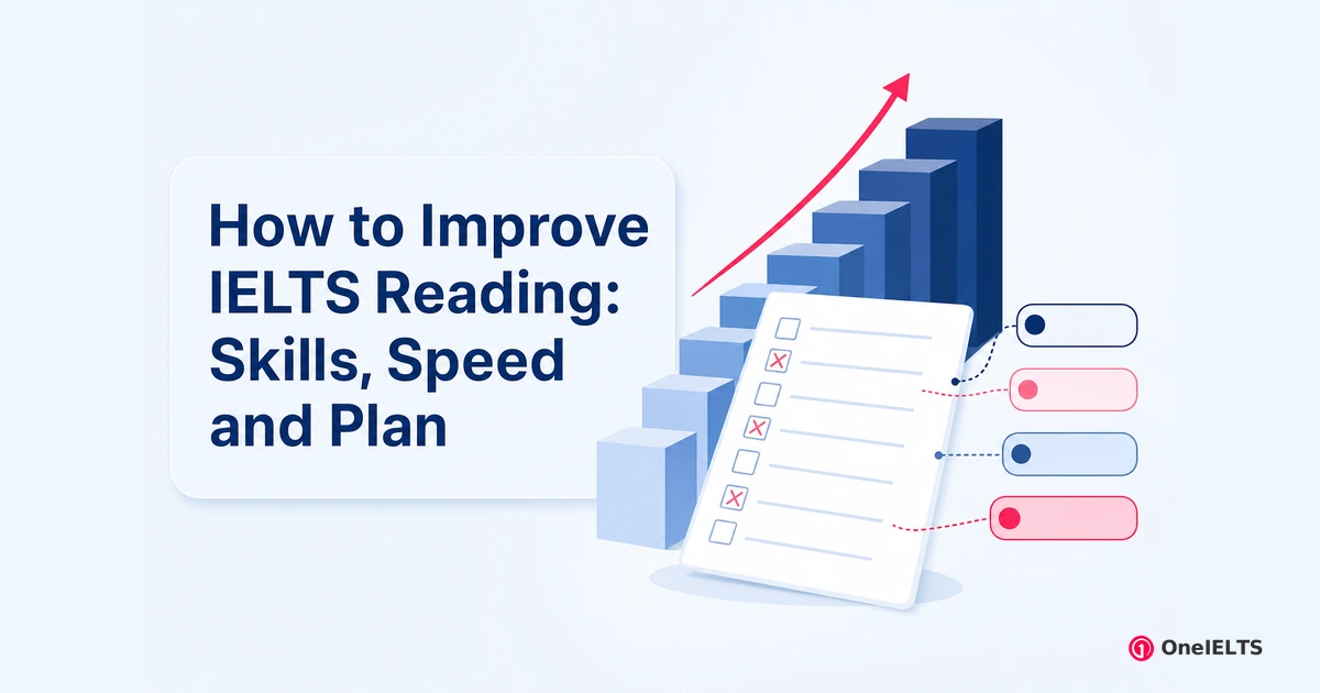 How to Improve IELTS Reading: Skills, Speed and Plan