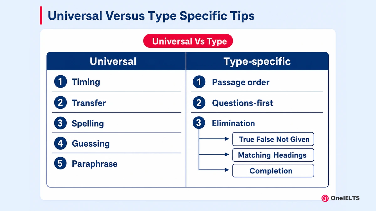 Universal Versus Type Specific Tips