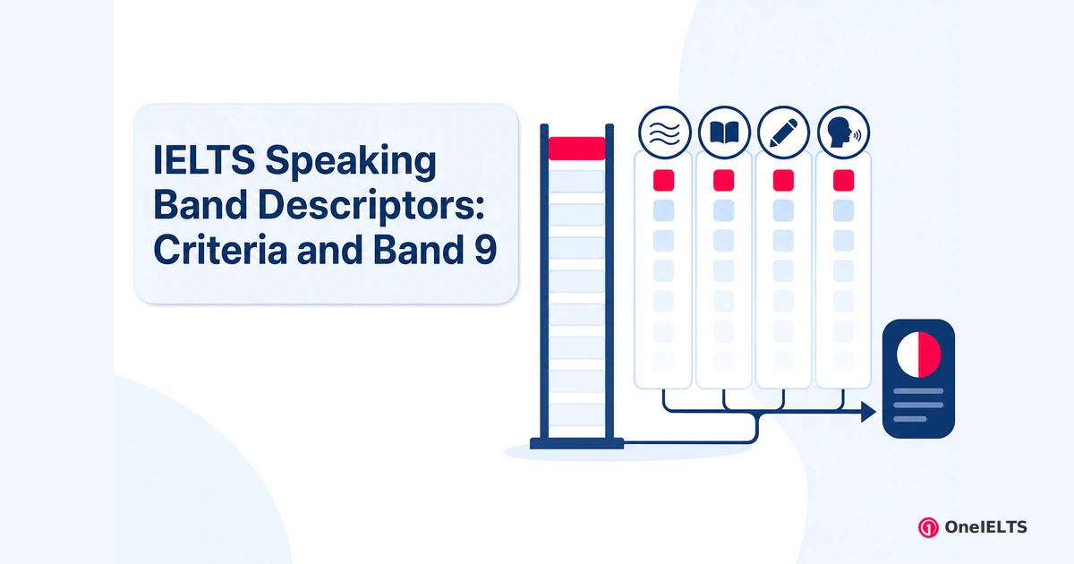IELTS Speaking Band Descriptors: Criteria and Band 9