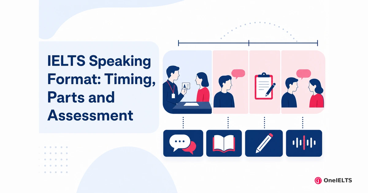IELTS Speaking Format: Timing, Parts and Assessment