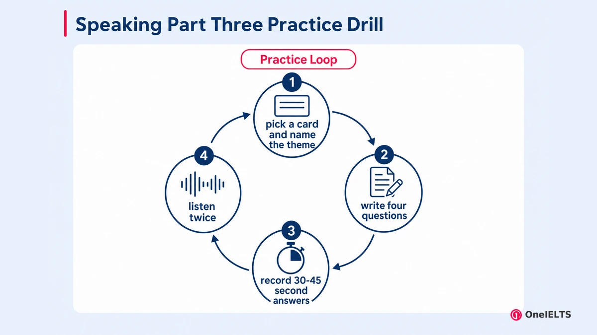 Speaking Part Three Practice Drill
