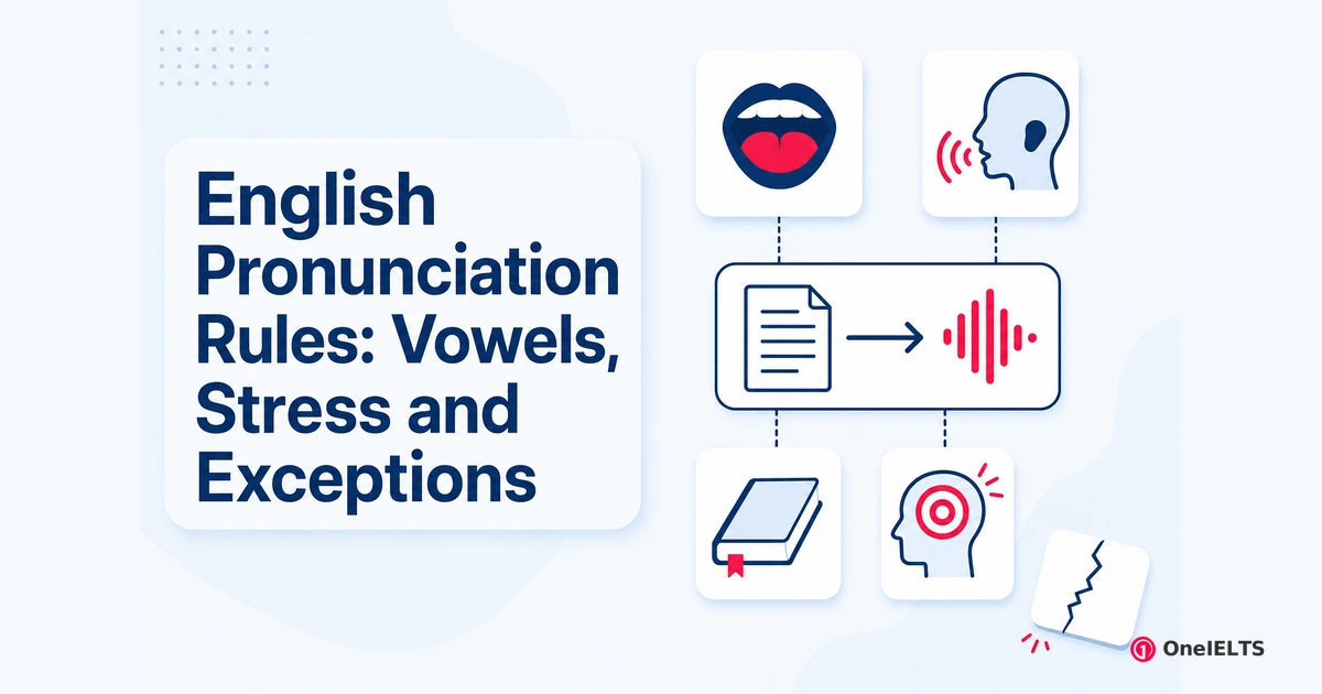 English Pronunciation Rules: Vowels, Stress and Exceptions