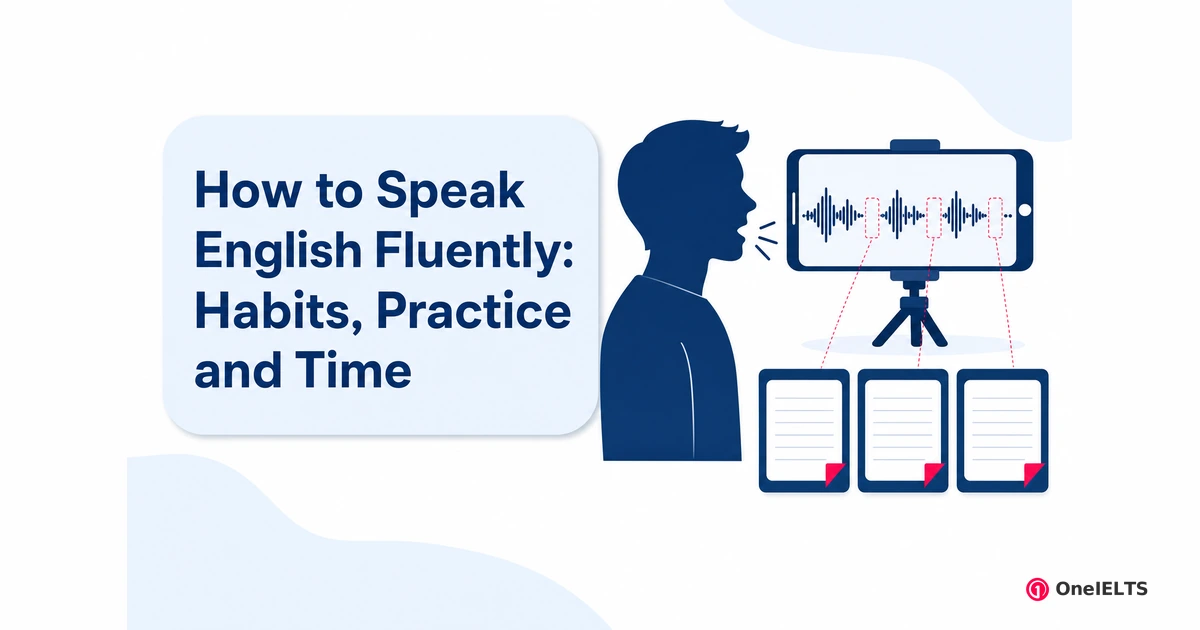 How to Speak English Fluently: Habits, Practice and Time
