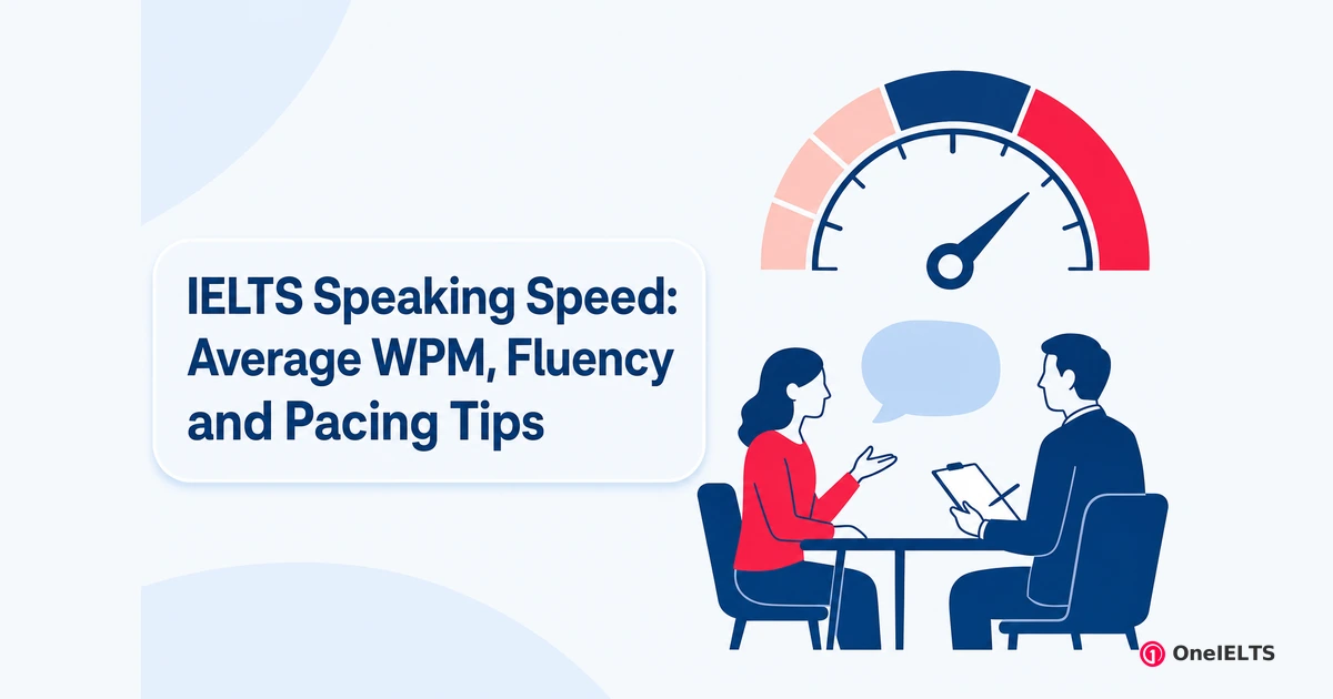 IELTS Speaking Speed: Average WPM, Fluency and Pacing Tips