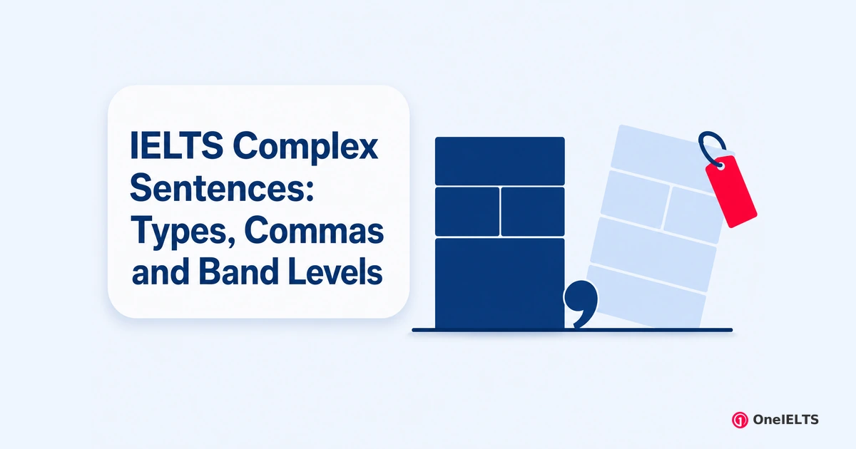 IELTS Complex Sentences: Types, Commas and Band Levels