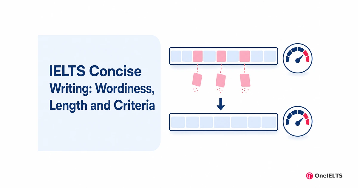 IELTS Concise Writing: Wordiness, Length and Criteria