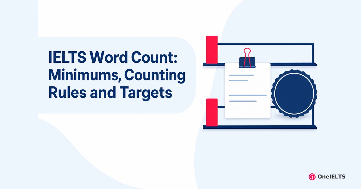 IELTS Word Count: Minimums, Counting Rules and Targets