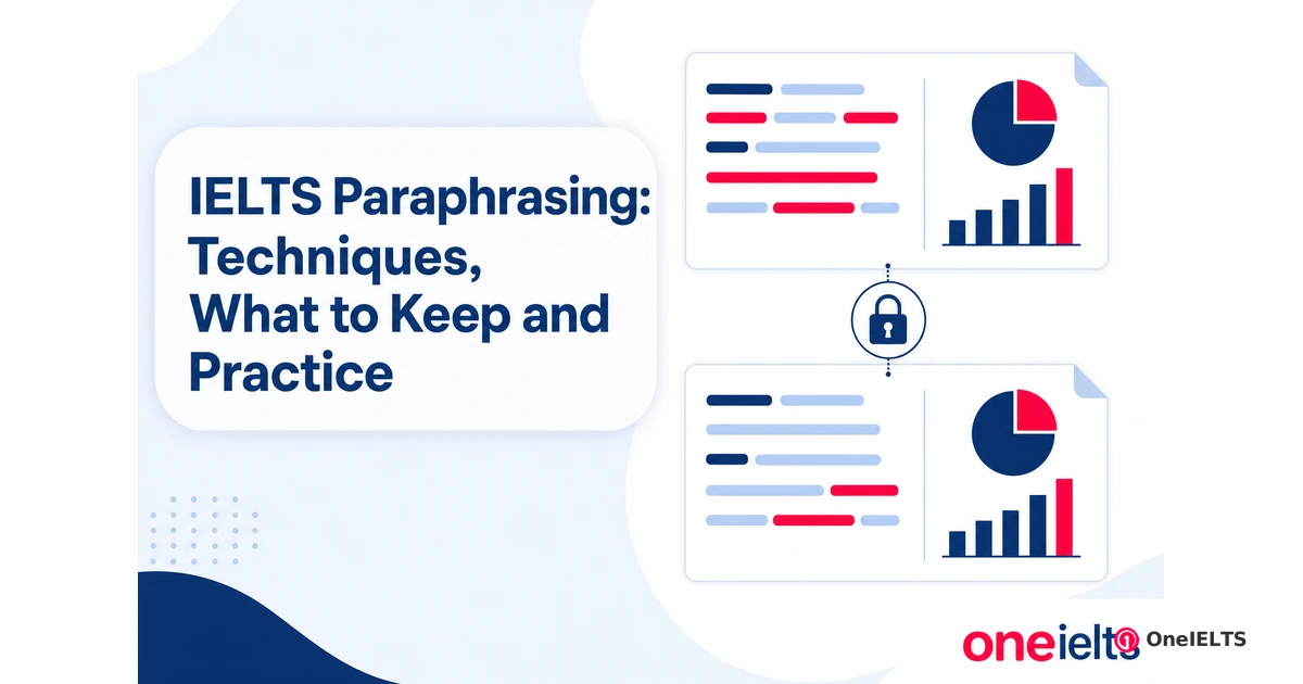 IELTS Paraphrasing: Techniques, What to Keep and Practice