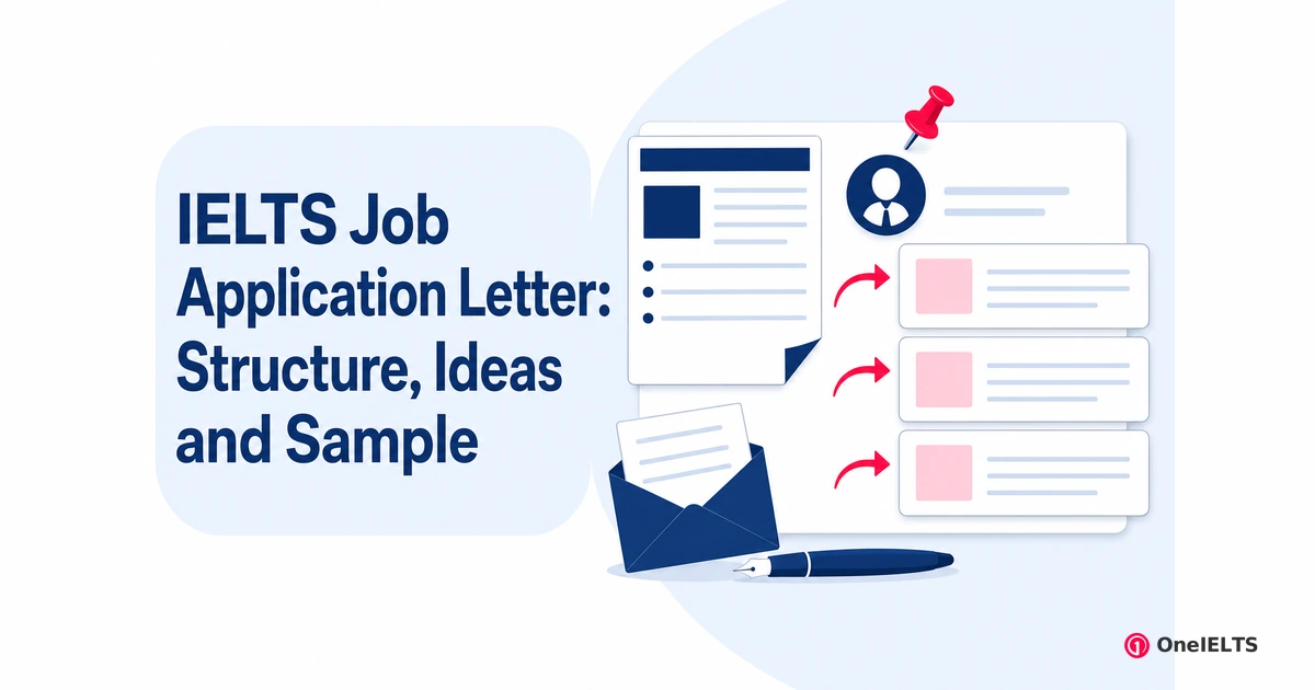 IELTS Job Application Letter: Structure, Ideas and Sample