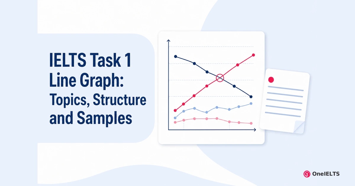 IELTS Task 1 Line Graph: Topics, Structure and Samples