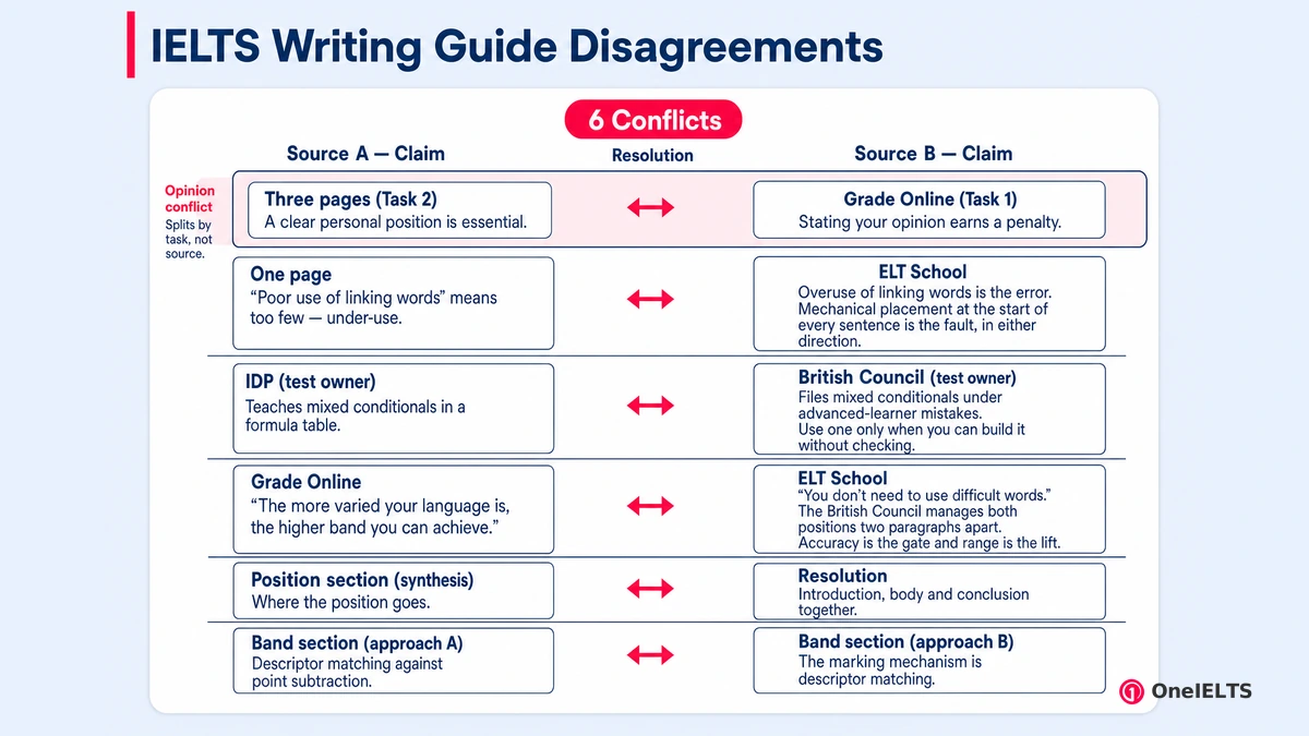 IELTS Writing Guide Disagreements