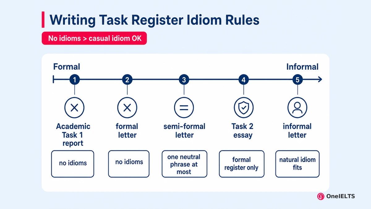 Writing Task Register Idiom Rules