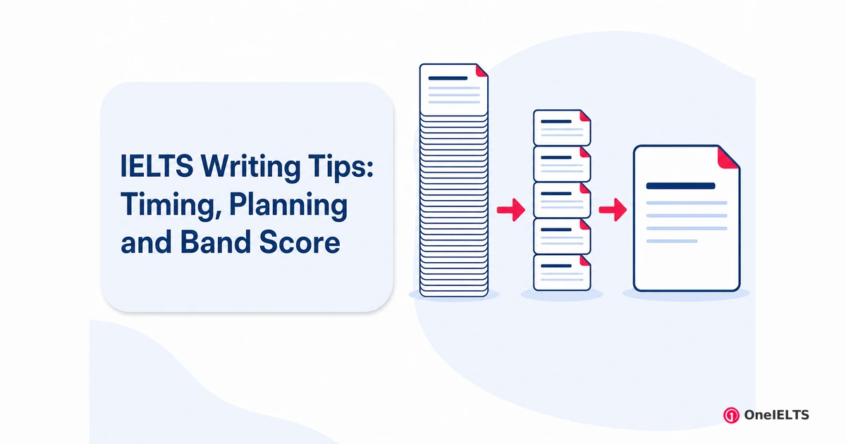IELTS Writing Tips: Timing, Planning and Band Score