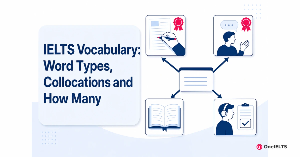 IELTS Vocabulary: Word Types, Collocations and How Many