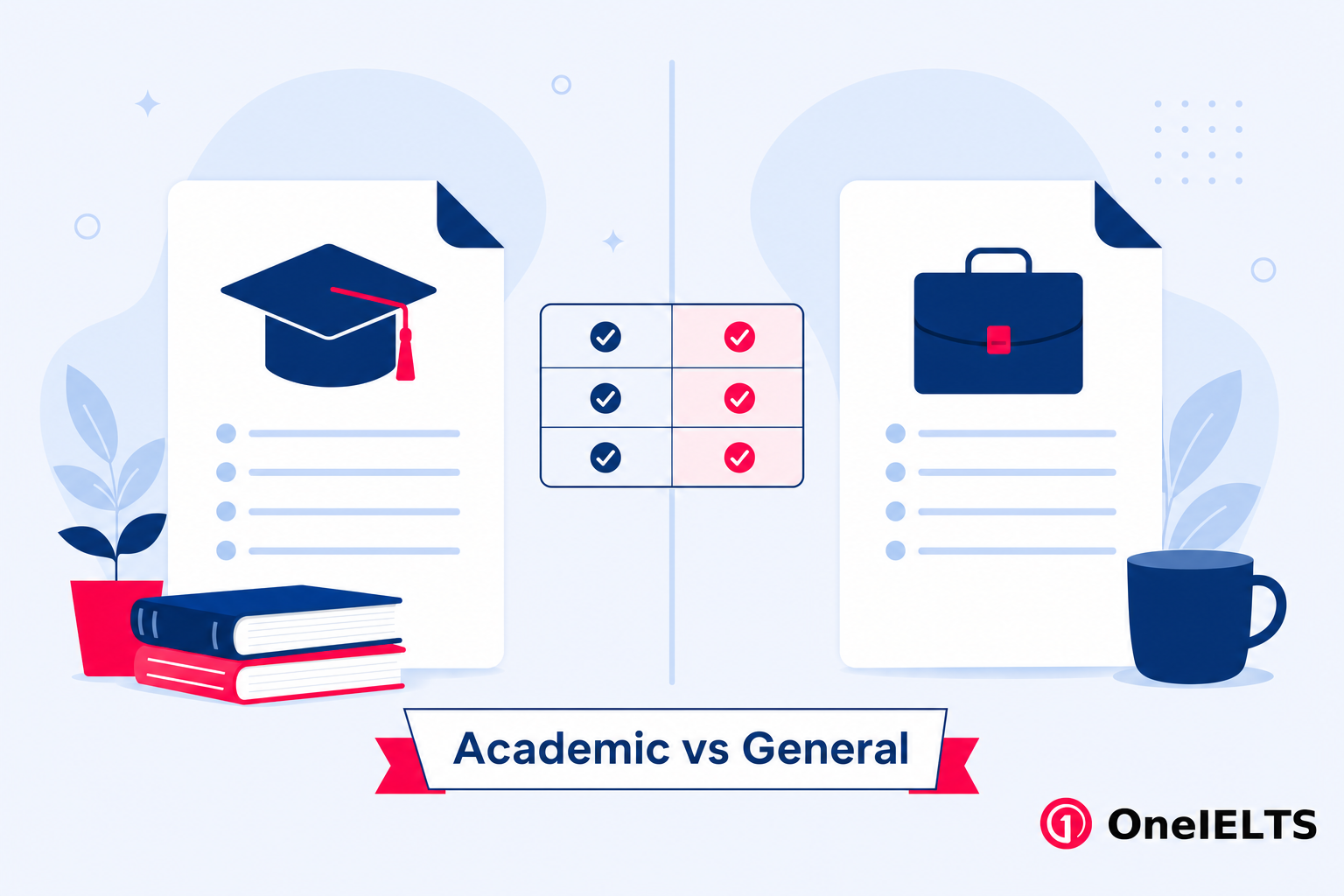 Differences between IELTS Academic and General Training tests