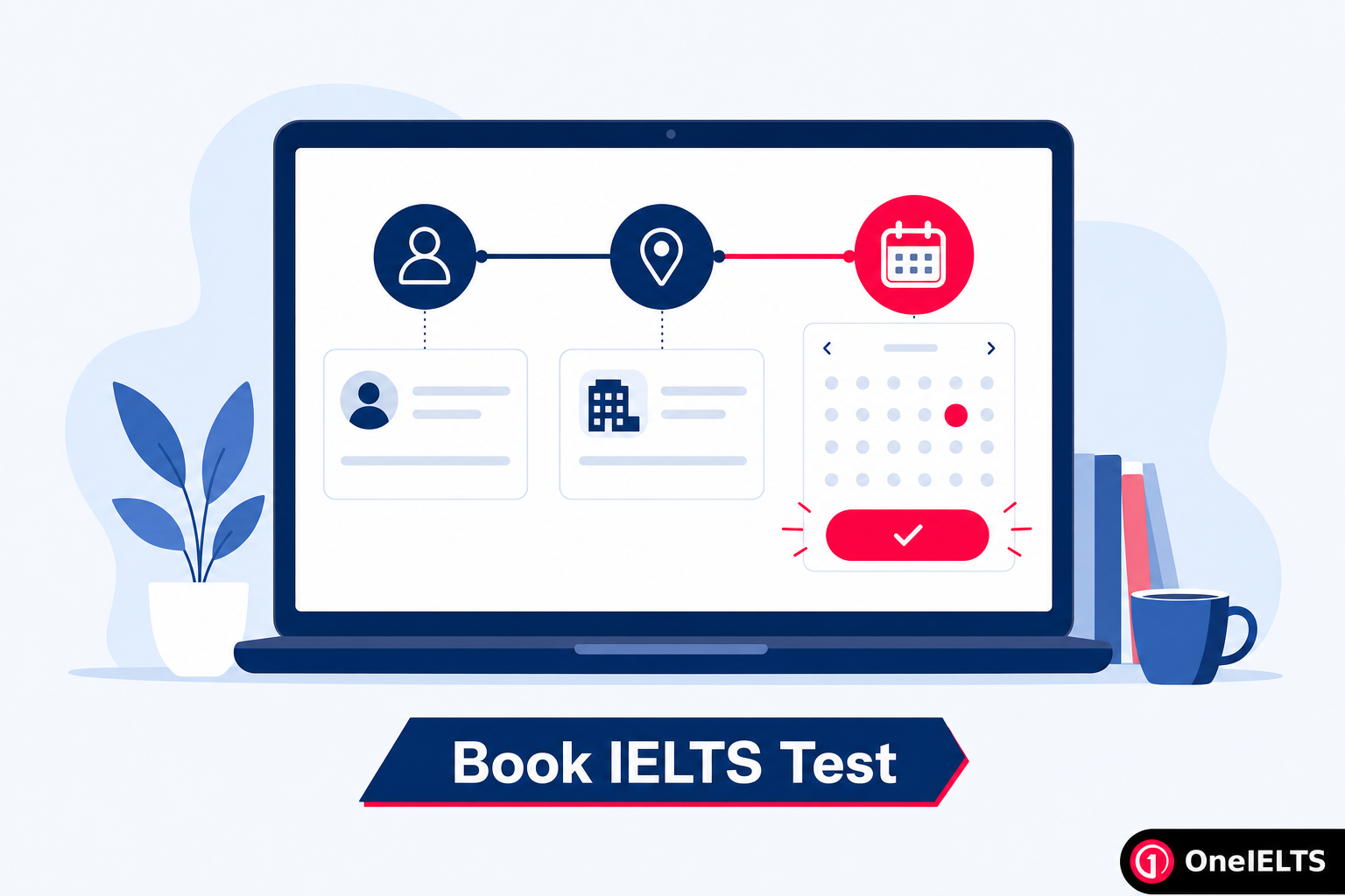British Council IELTS test booking steps and registration process