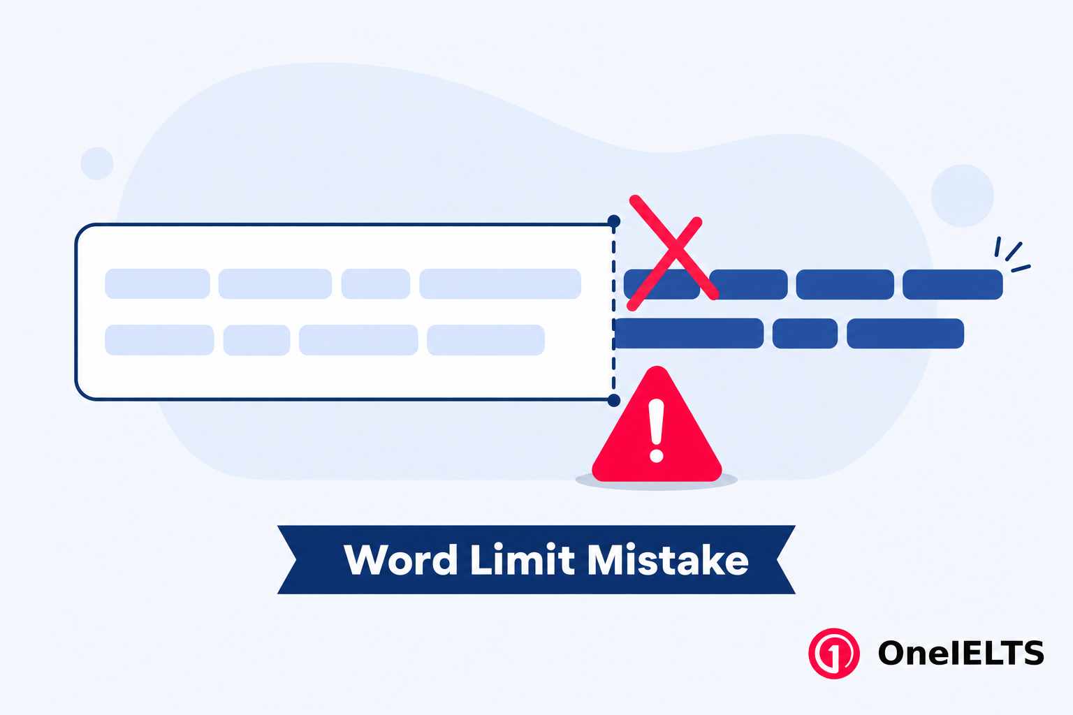 Ignoring the word limit as a common IELTS mistake
