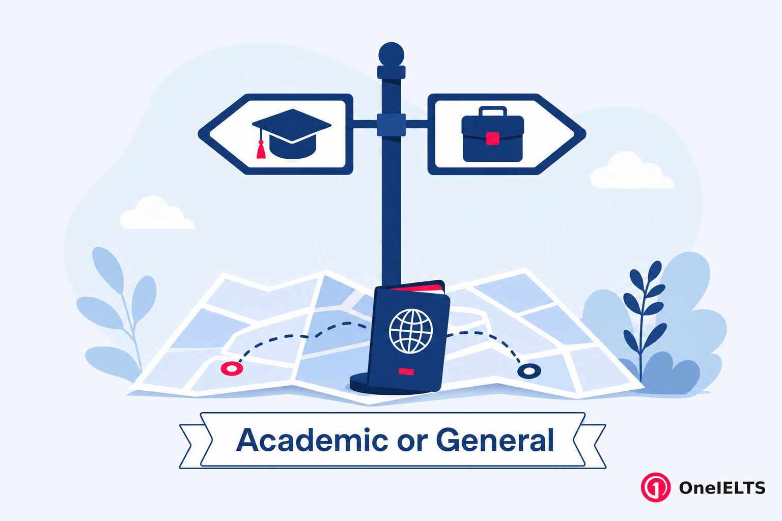 IELTS Academic versus General Training needs by destination country