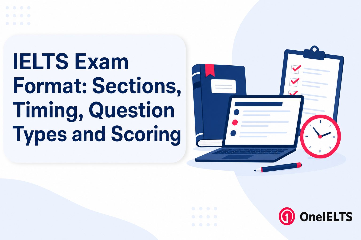 IELTS Exam Format: Sections, Timing, Question Types and Scoring