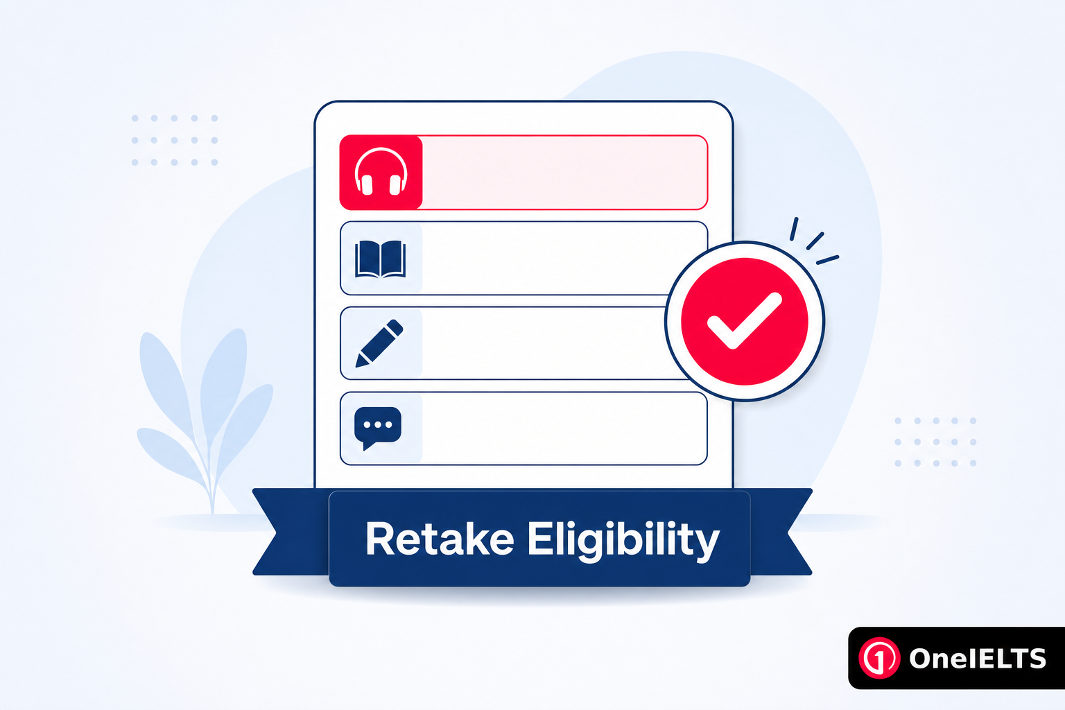 IELTS One Skill Retake eligibility criteria explained