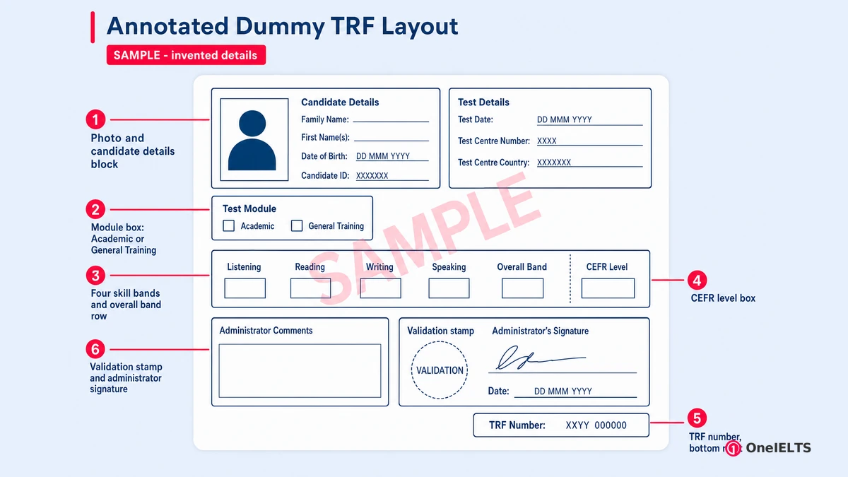 Annotated Dummy TRF Layout
