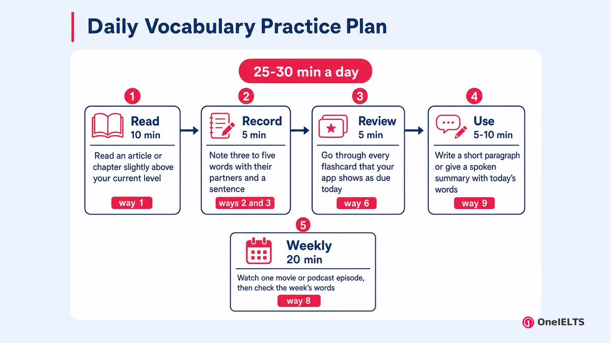 Daily Vocabulary Practice Plan